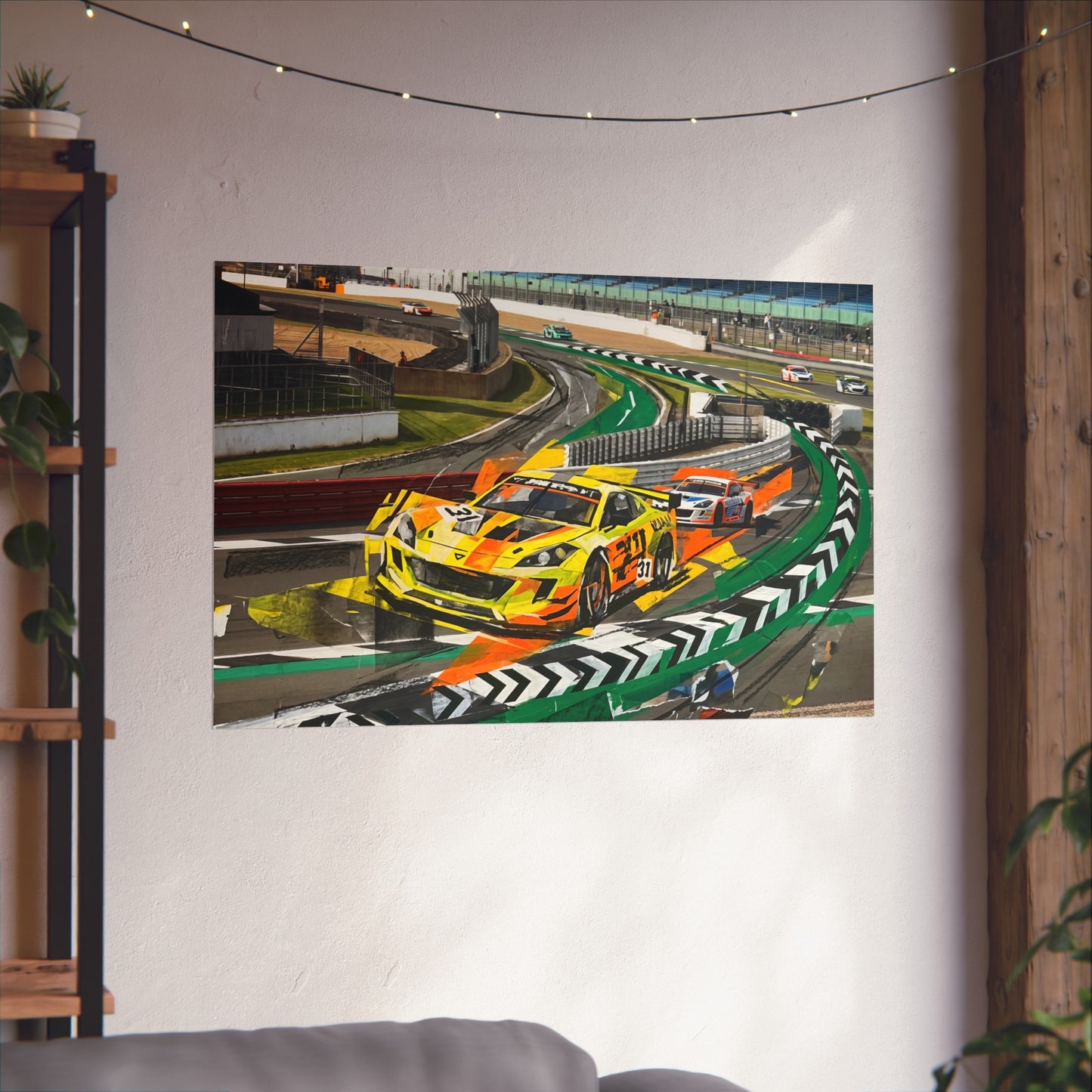 British GT Ginetta Racing Fine Art Poster