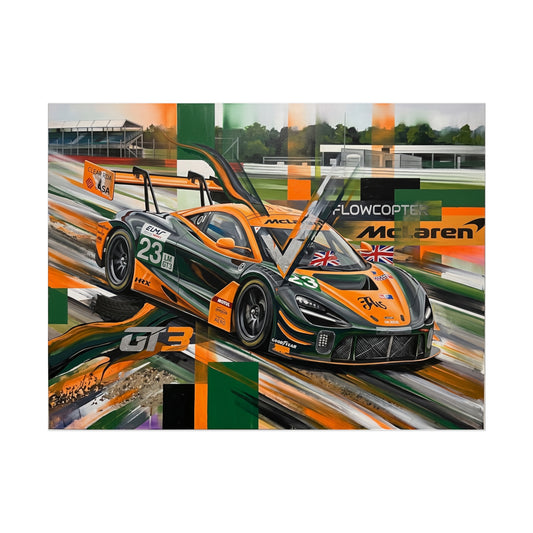 McLaren GT3 Fine Art Poster
