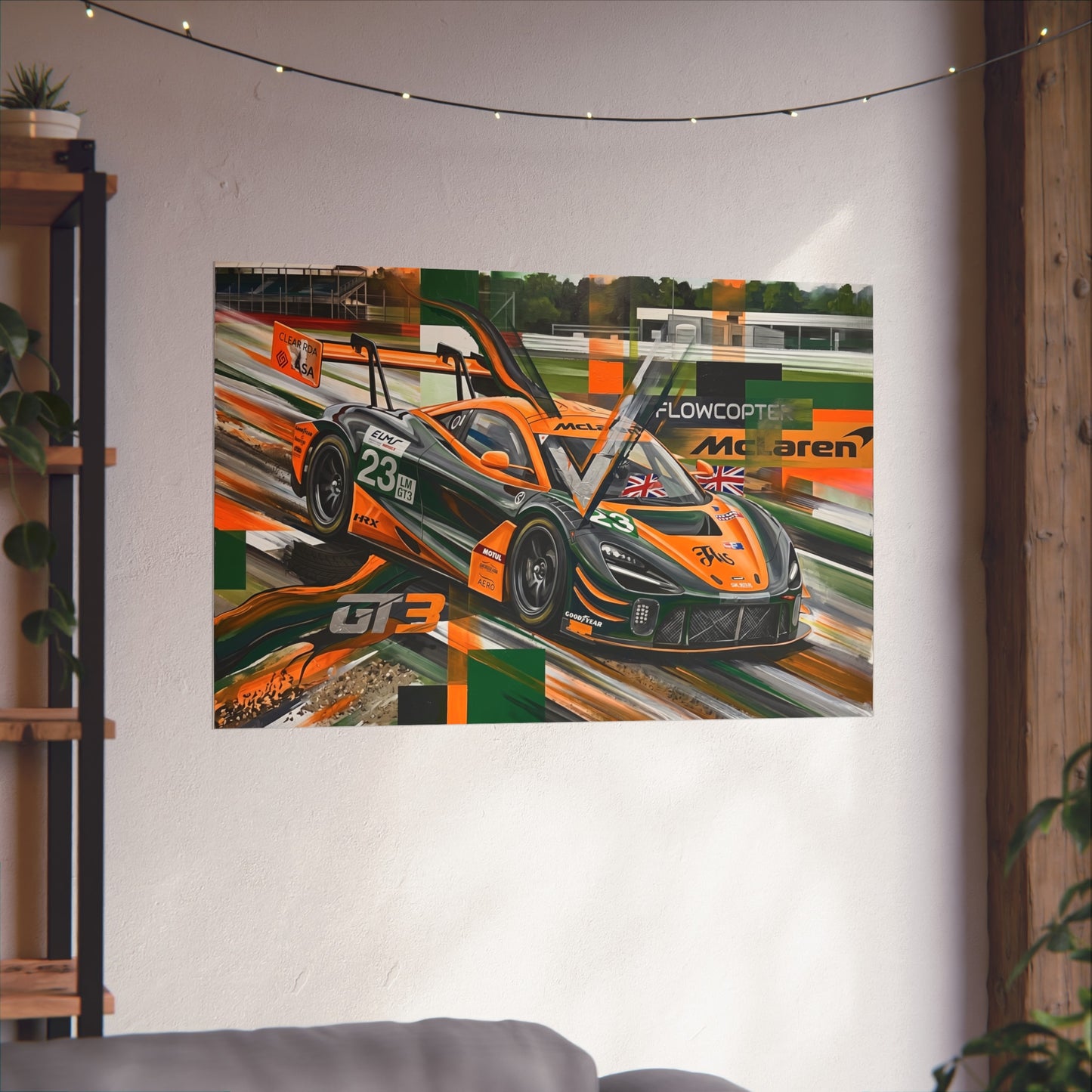 McLaren GT3 Fine Art Poster