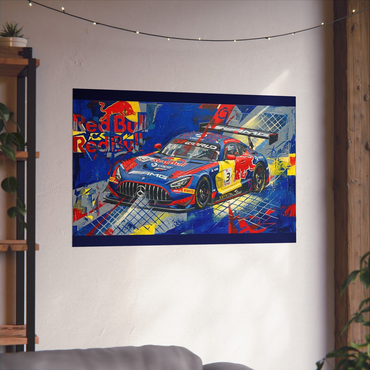 M-AMG Team Verstappen Racing Mercedes AMG GT3 EVO Fine Art Poster