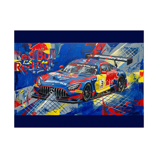M-AMG Team Verstappen Racing Mercedes AMG GT3 EVO Fine Art Poster