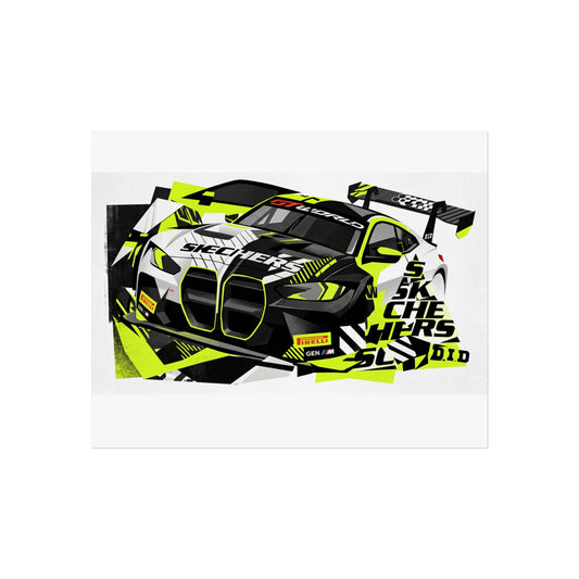 Valentino Rossi BMW M4 GT3 EVO GT World Challenger Europe Fine Art Poster