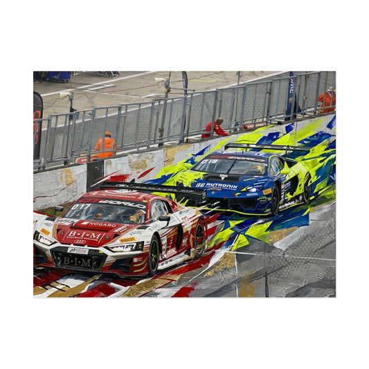 Audi Racing Fine Art Poster