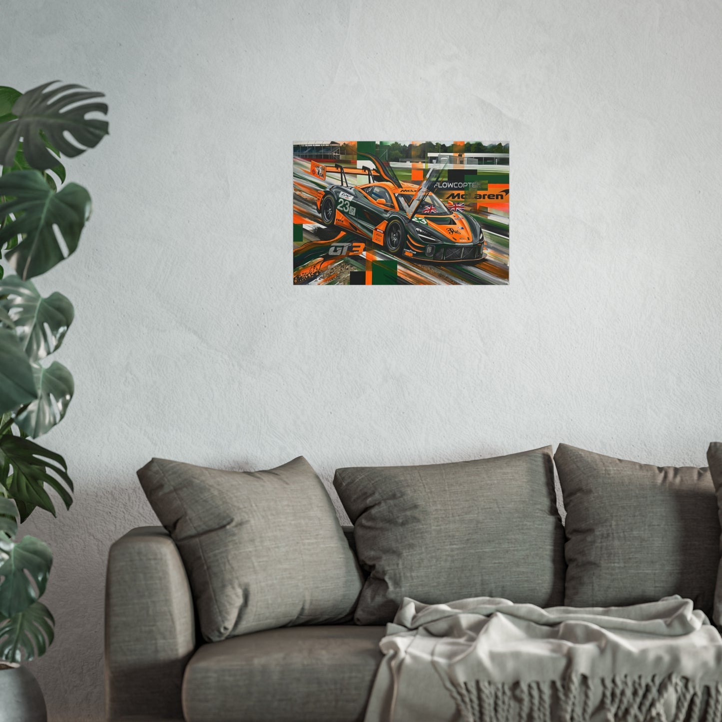McLaren GT3 Fine Art Poster