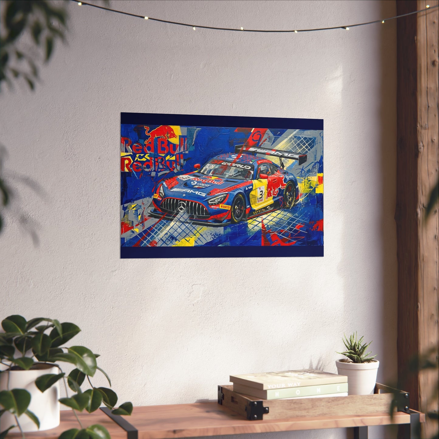 M-AMG Team Verstappen Racing Mercedes AMG GT3 EVO Fine Art Poster