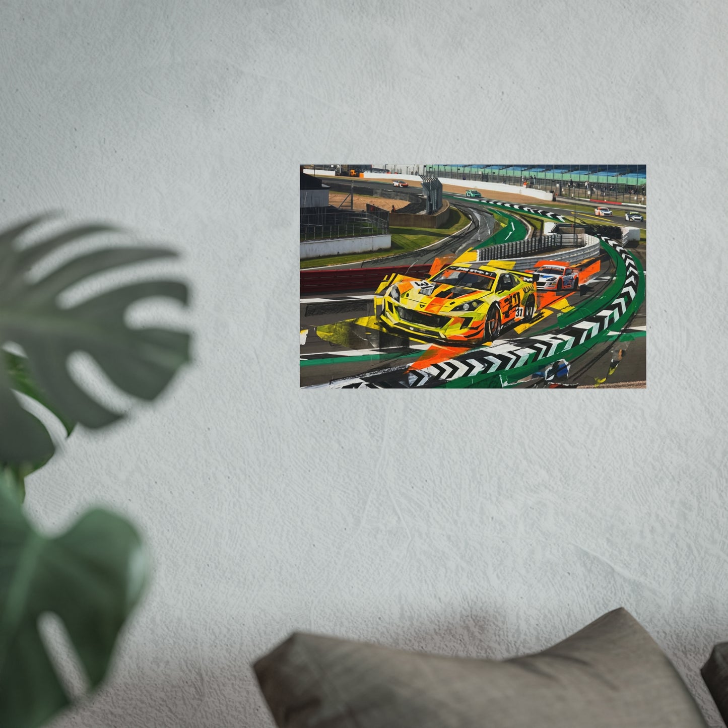 British GT Ginetta Racing Fine Art Poster
