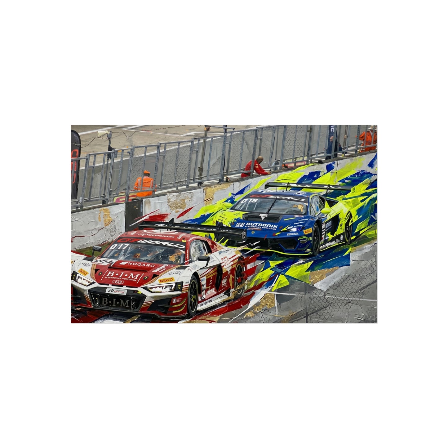 Audi Racing Fine Art Poster