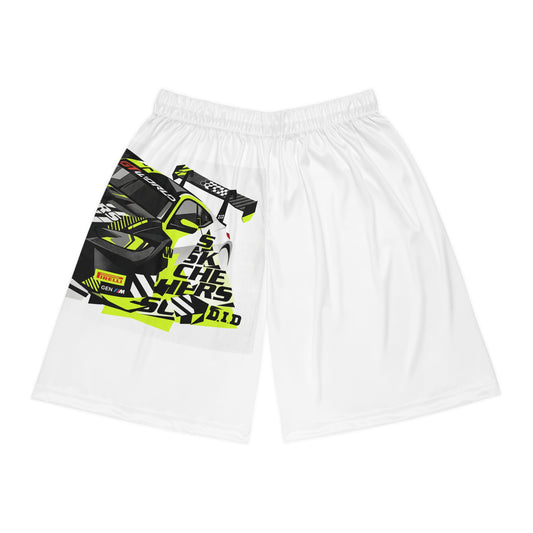 Valentino Rossi BMW M4 GT3 EVO GT World Challenge Cup Basketball Shorts