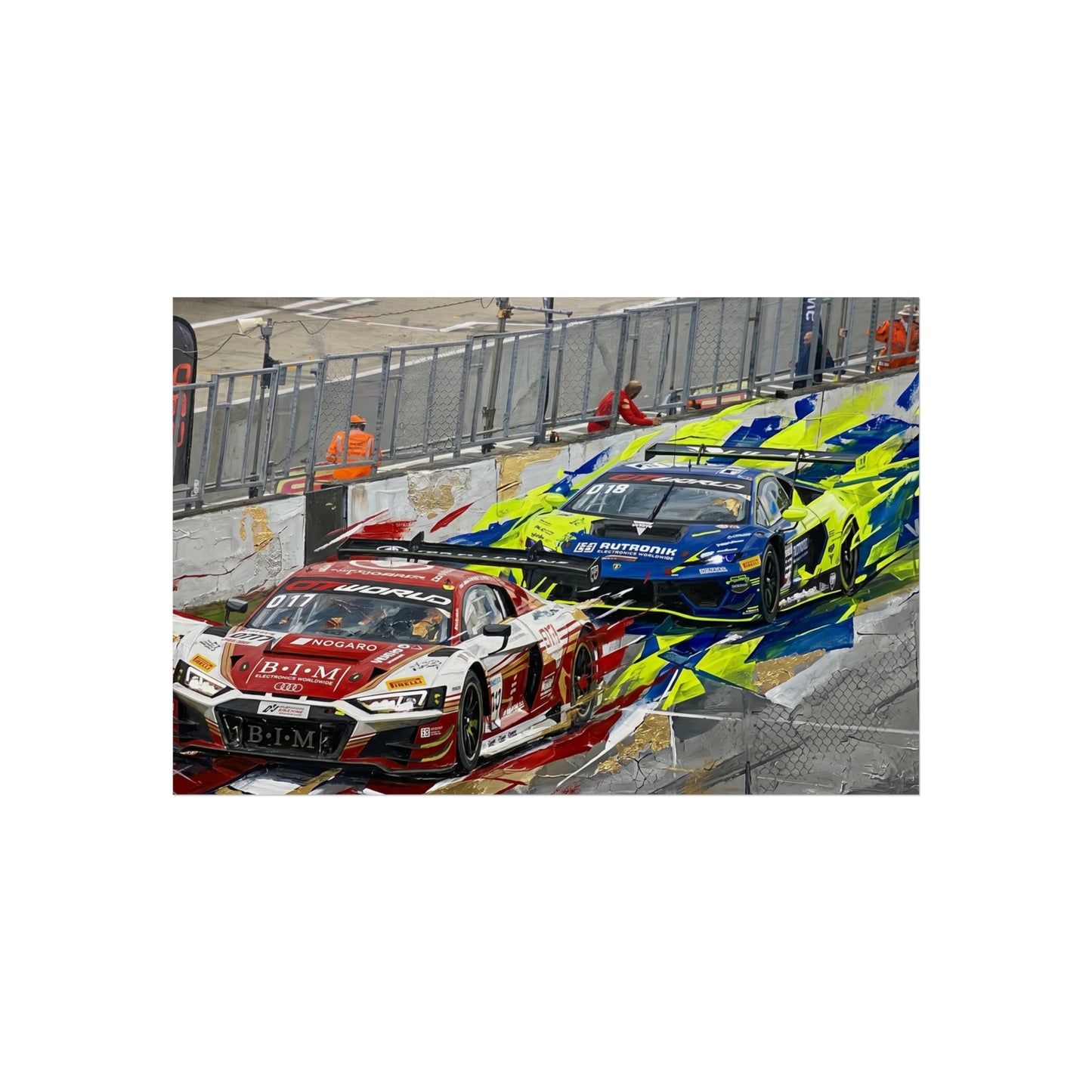 Audi Racing Fine Art Poster