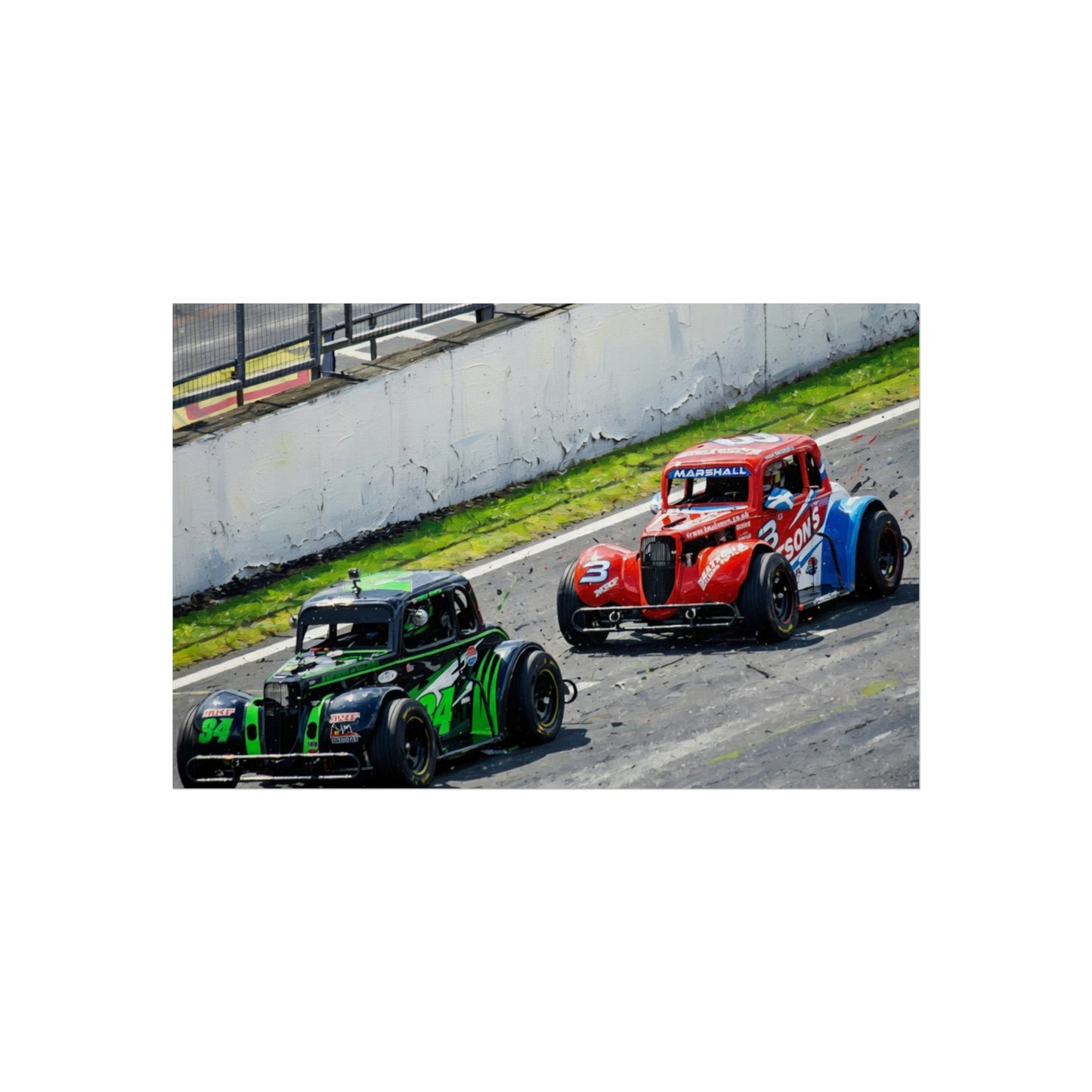 Brands Hatch Legends Fine Art Poster