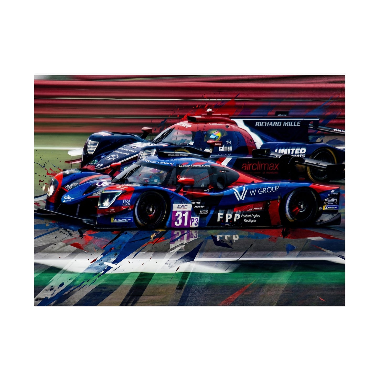 United Autosports Fine Art Poster