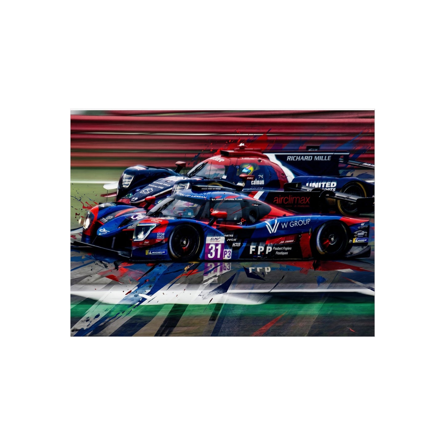 United Autosports Fine Art Poster