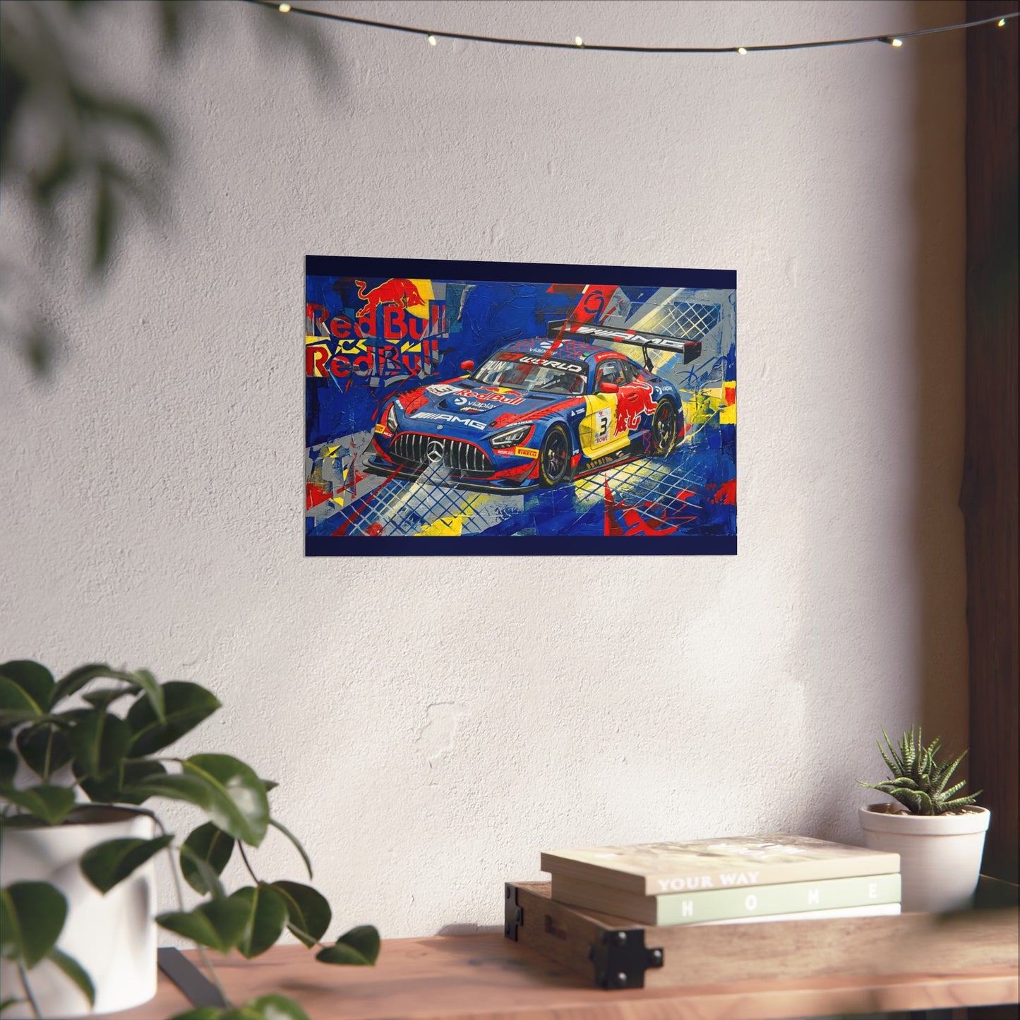 M-AMG Team Verstappen Racing Mercedes AMG GT3 EVO Fine Art Poster
