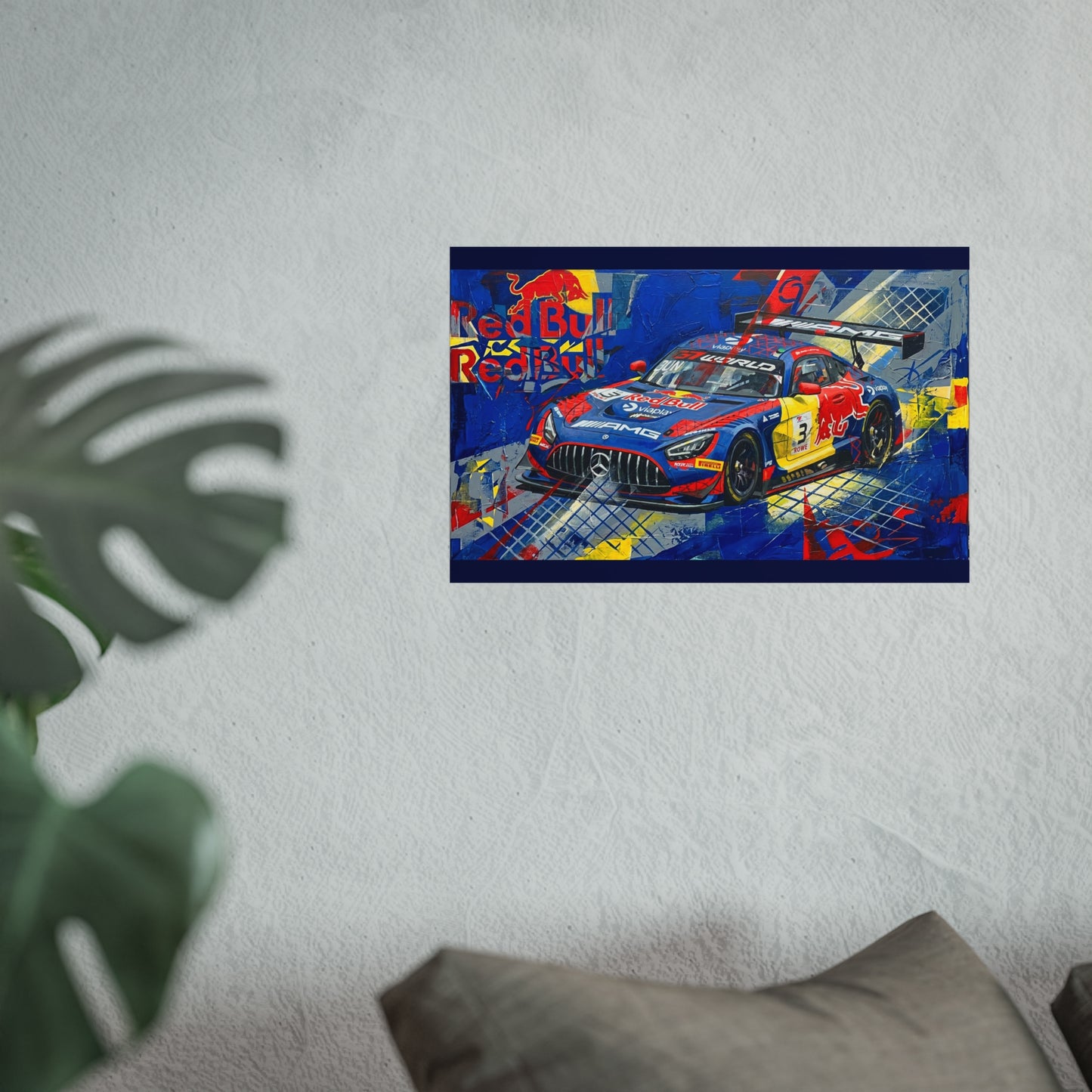 M-AMG Team Verstappen Racing Mercedes AMG GT3 EVO Fine Art Poster