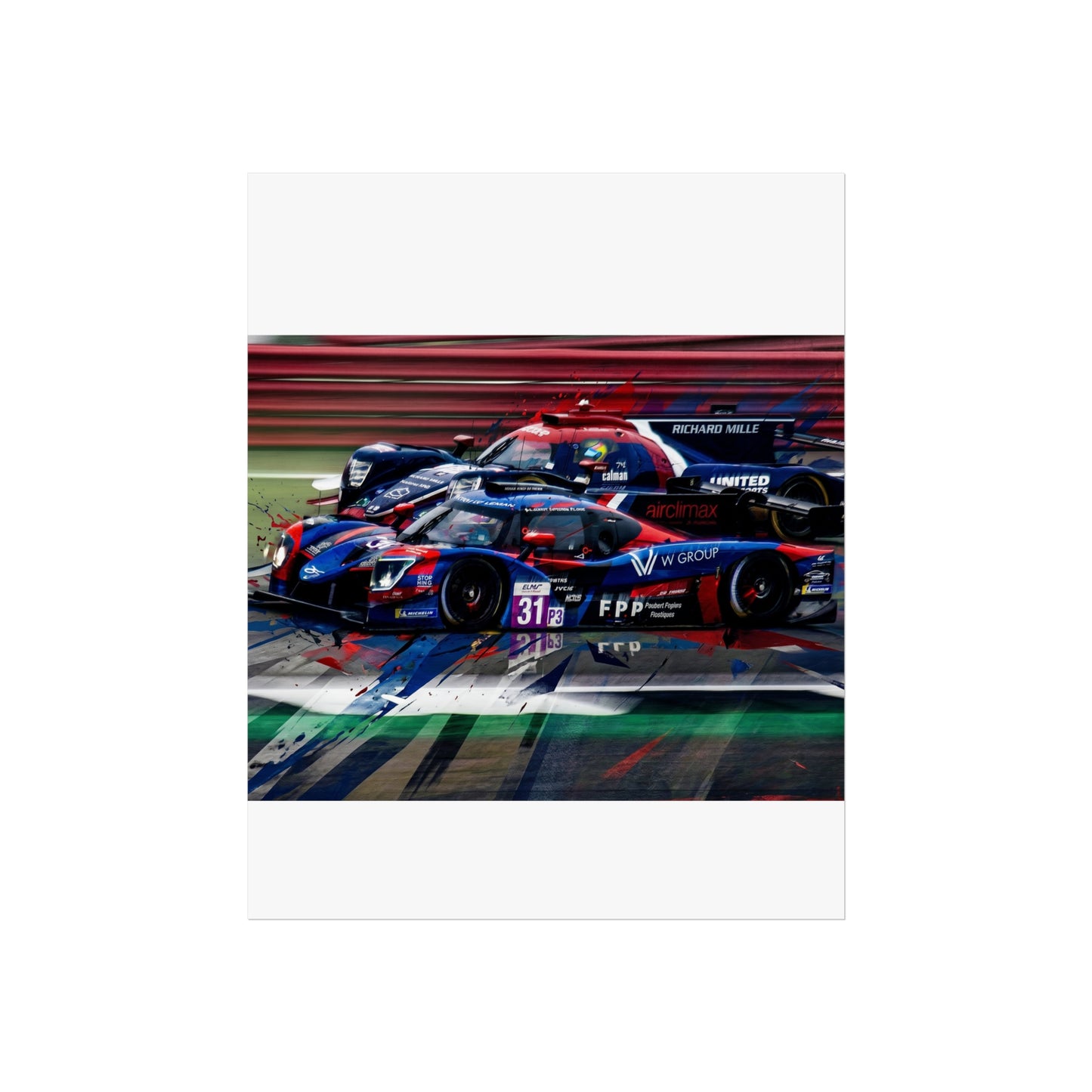 United Autosports Fine Art Poster