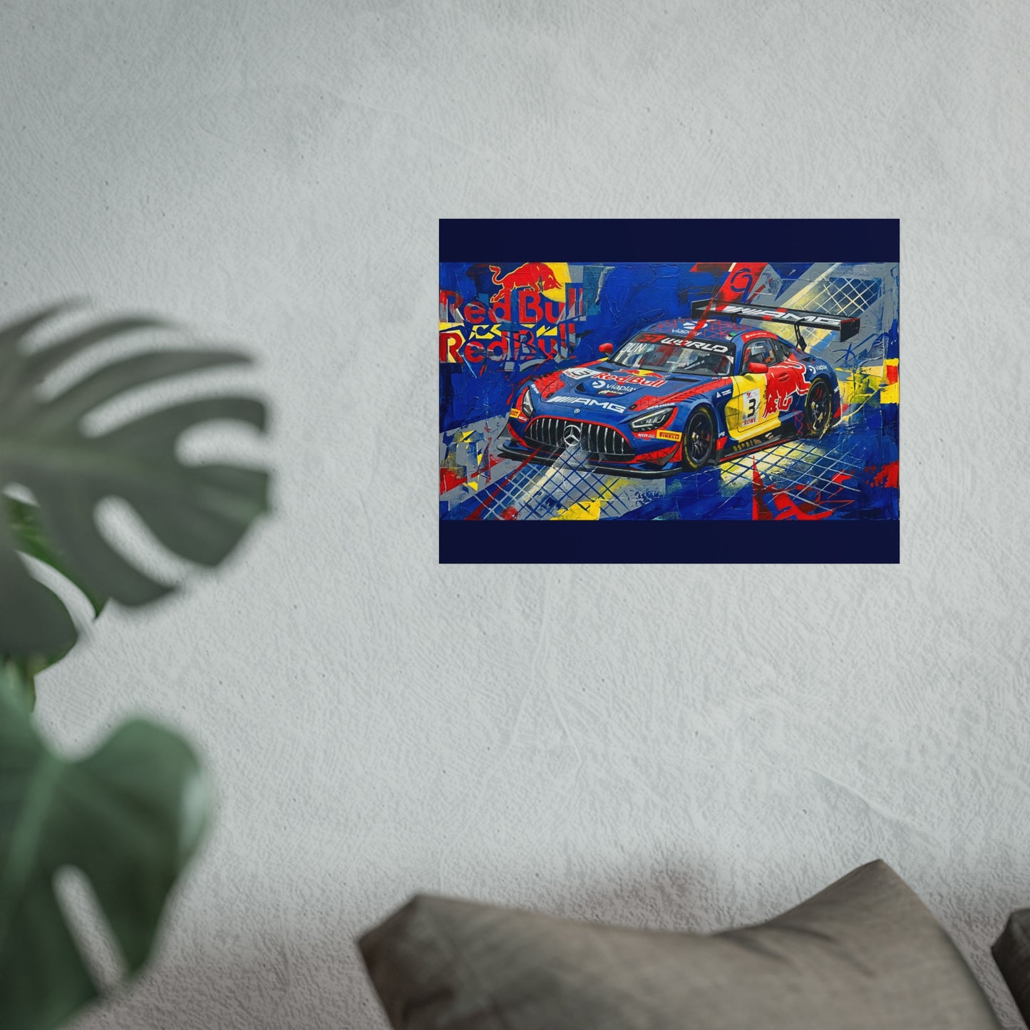 M-AMG Team Verstappen Racing Mercedes AMG GT3 EVO Fine Art Poster