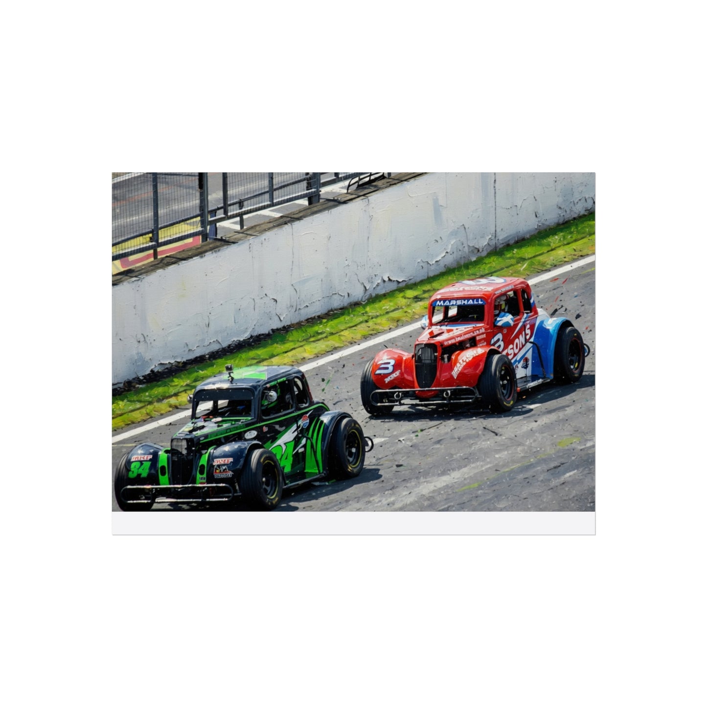 Brands Hatch Legends Fine Art Poster