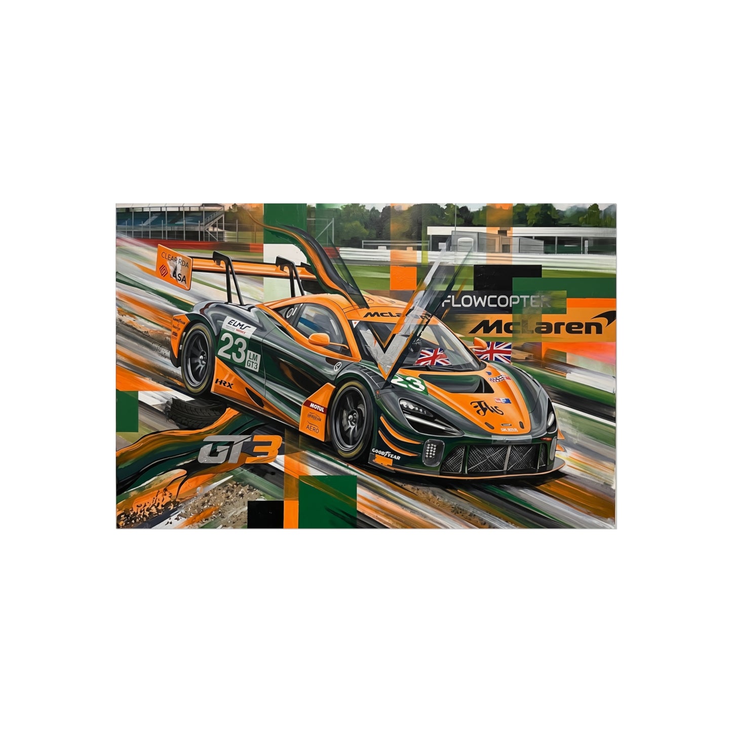 McLaren GT3 Fine Art Poster