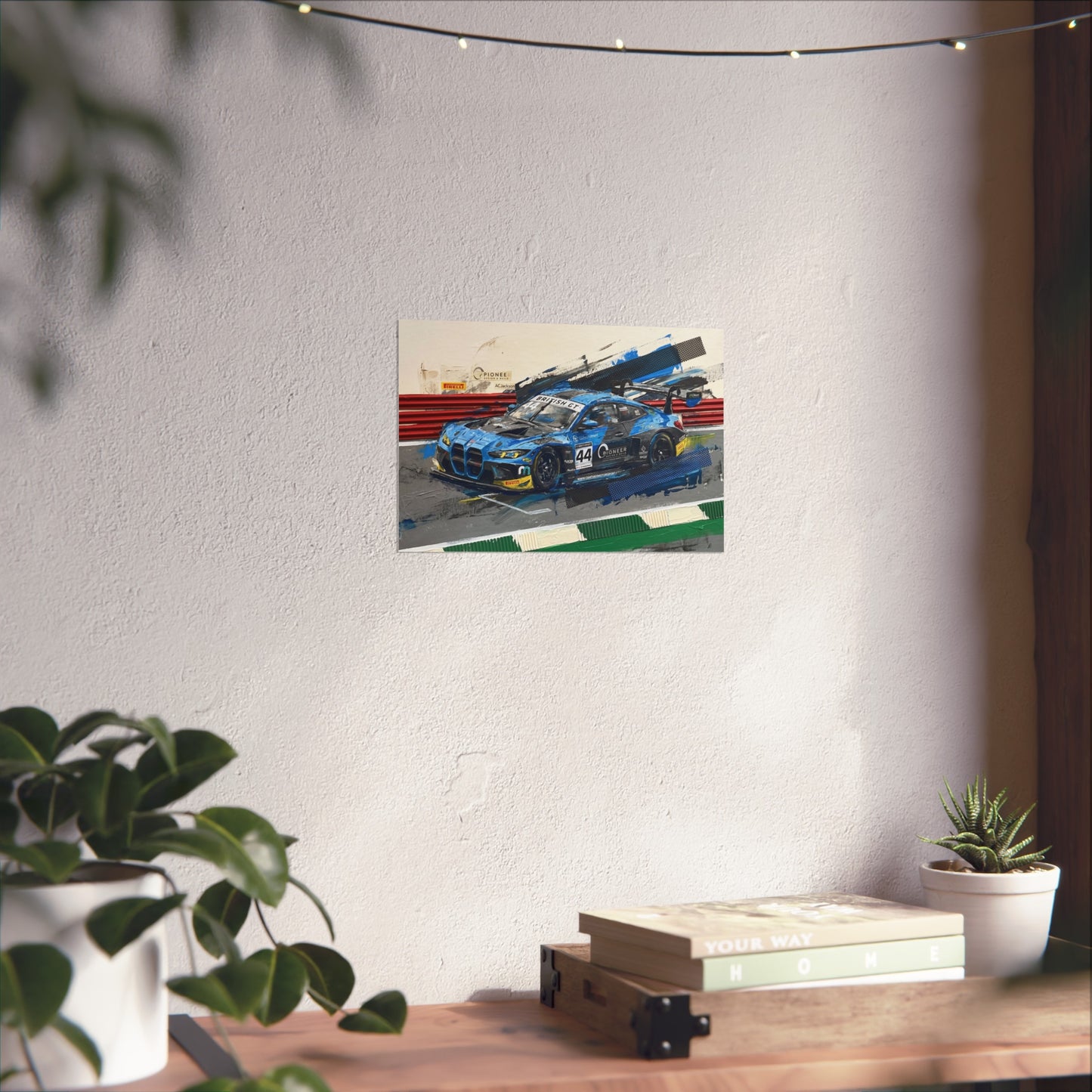 British GT Ginetta Racing Fine Art Poster