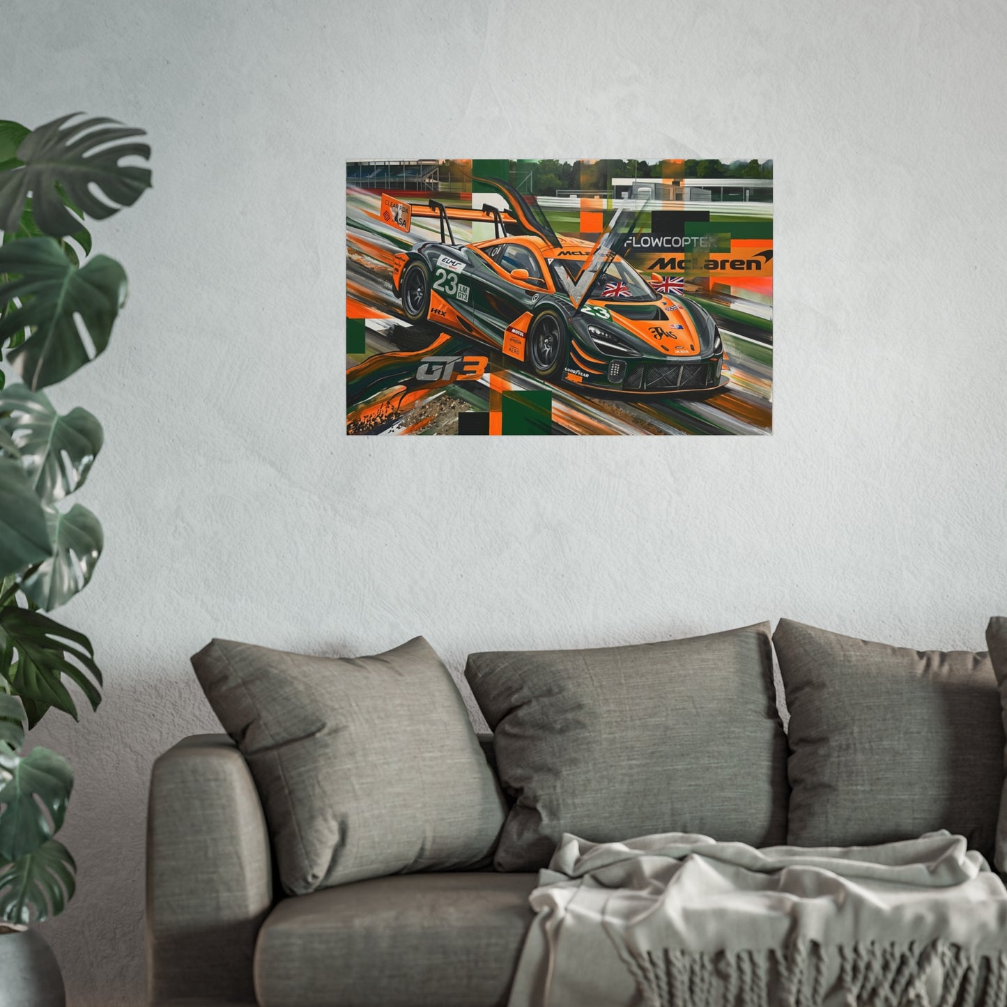 McLaren GT3 Fine Art Poster