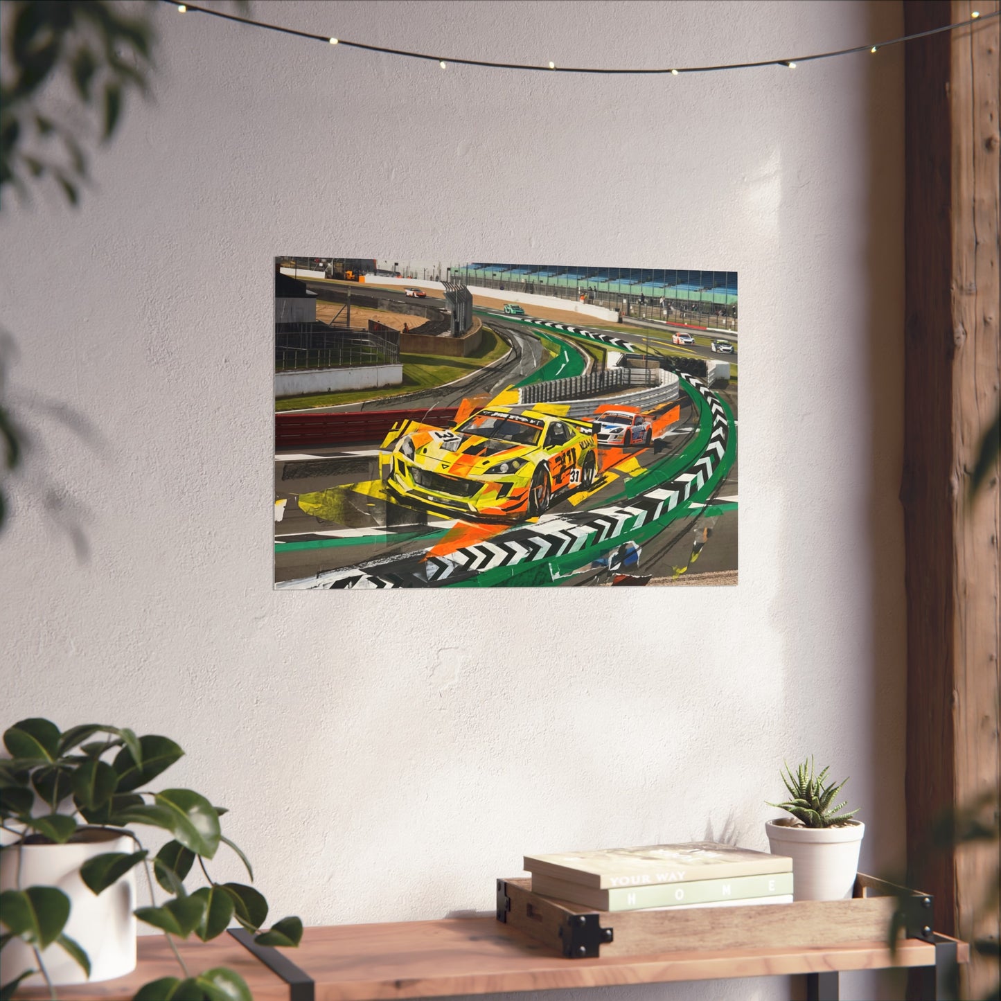British GT Ginetta Racing Fine Art Poster
