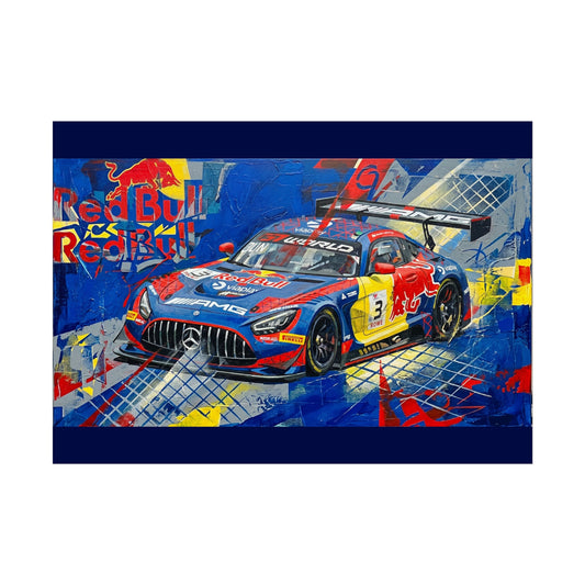 M-AMG Team Verstappen Racing Mercedes AMG GT3 EVO Fine Art Poster