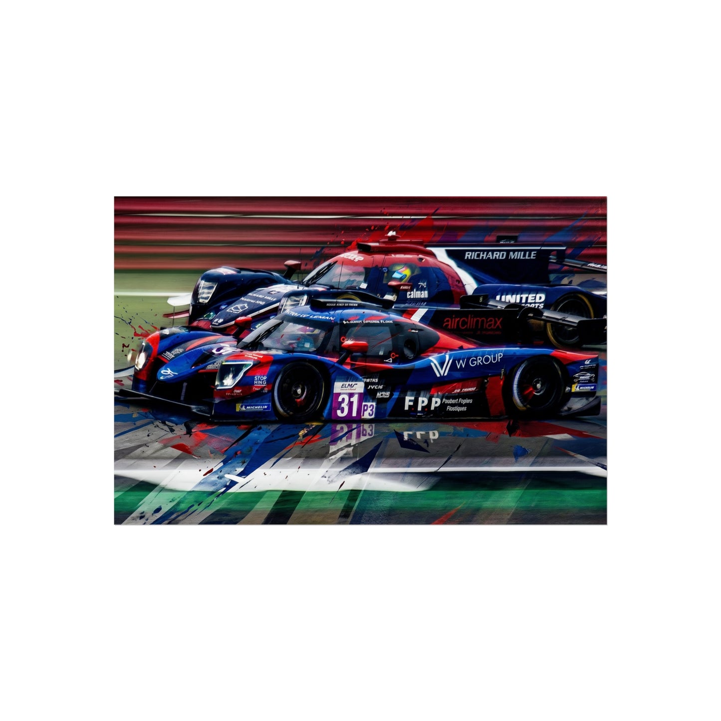 United Autosports Fine Art Poster