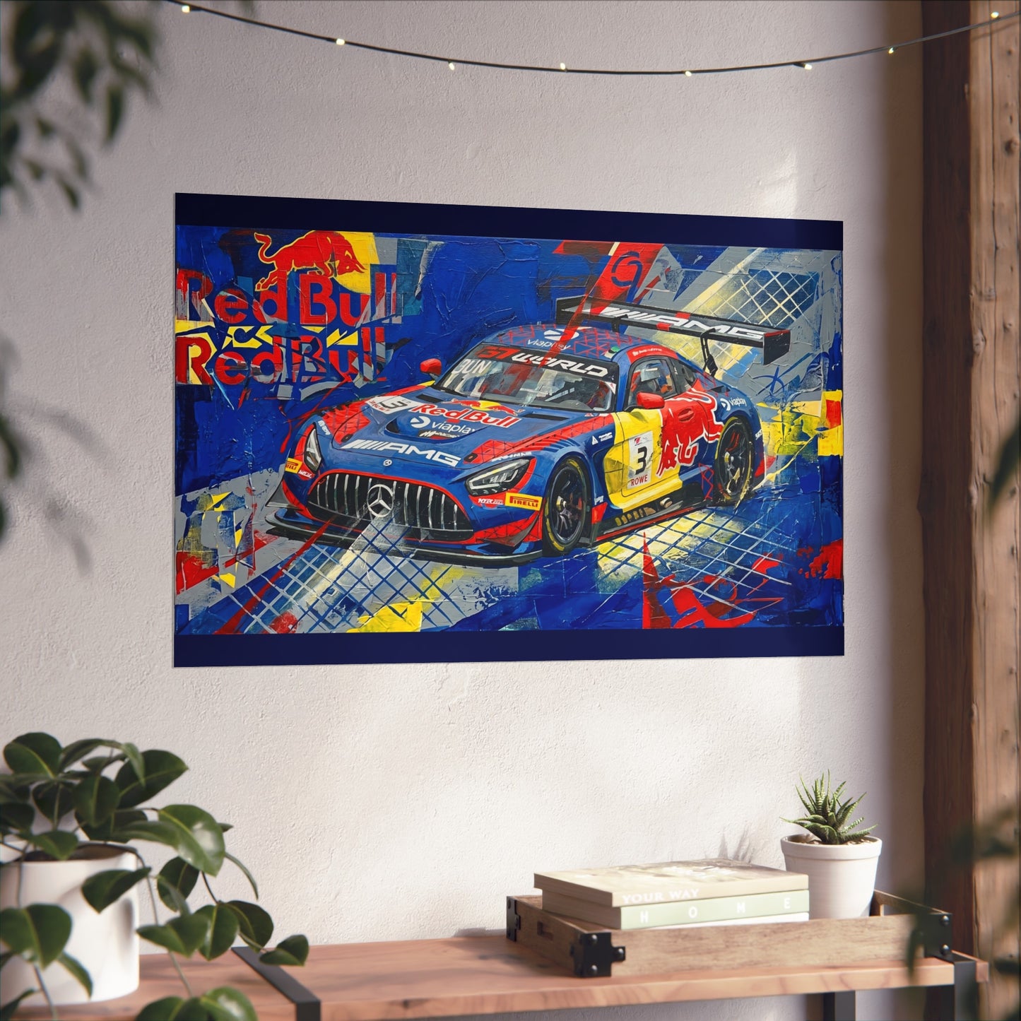 M-AMG Team Verstappen Racing Mercedes AMG GT3 EVO Fine Art Poster