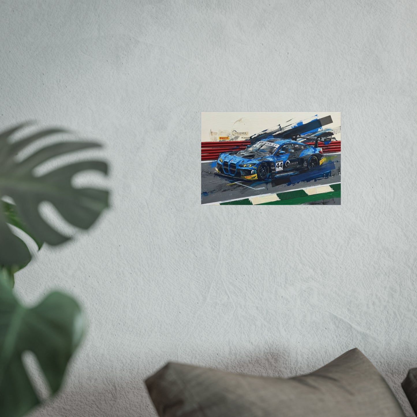 British GT Ginetta Racing Fine Art Poster
