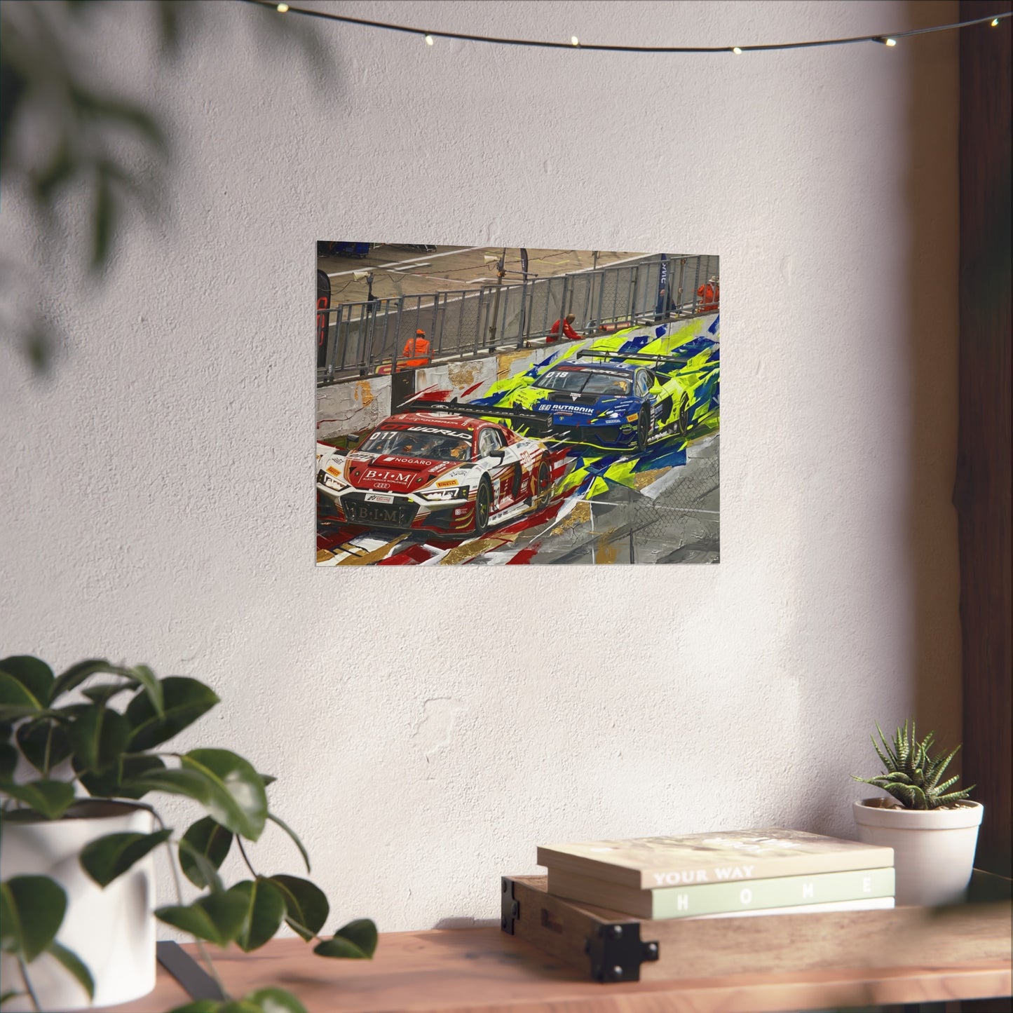 Audi Racing Fine Art Poster