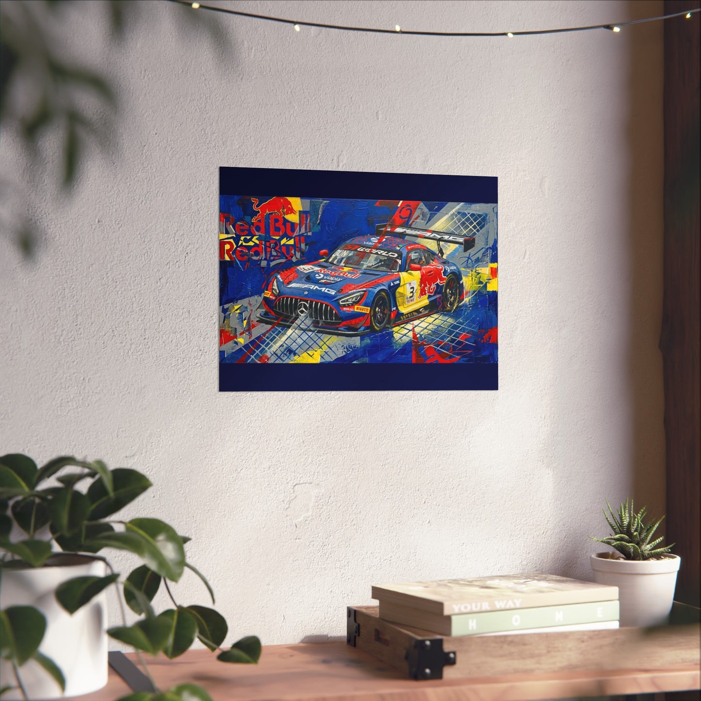 M-AMG Team Verstappen Racing Mercedes AMG GT3 EVO Fine Art Poster