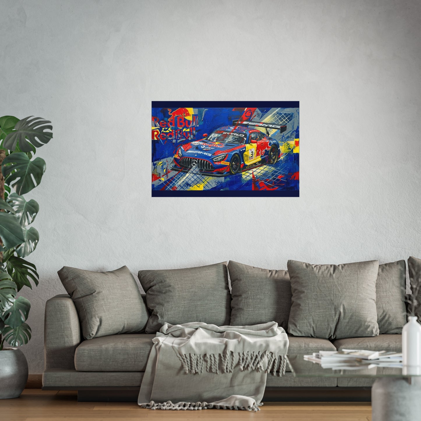 M-AMG Team Verstappen Racing Mercedes AMG GT3 EVO Fine Art Poster