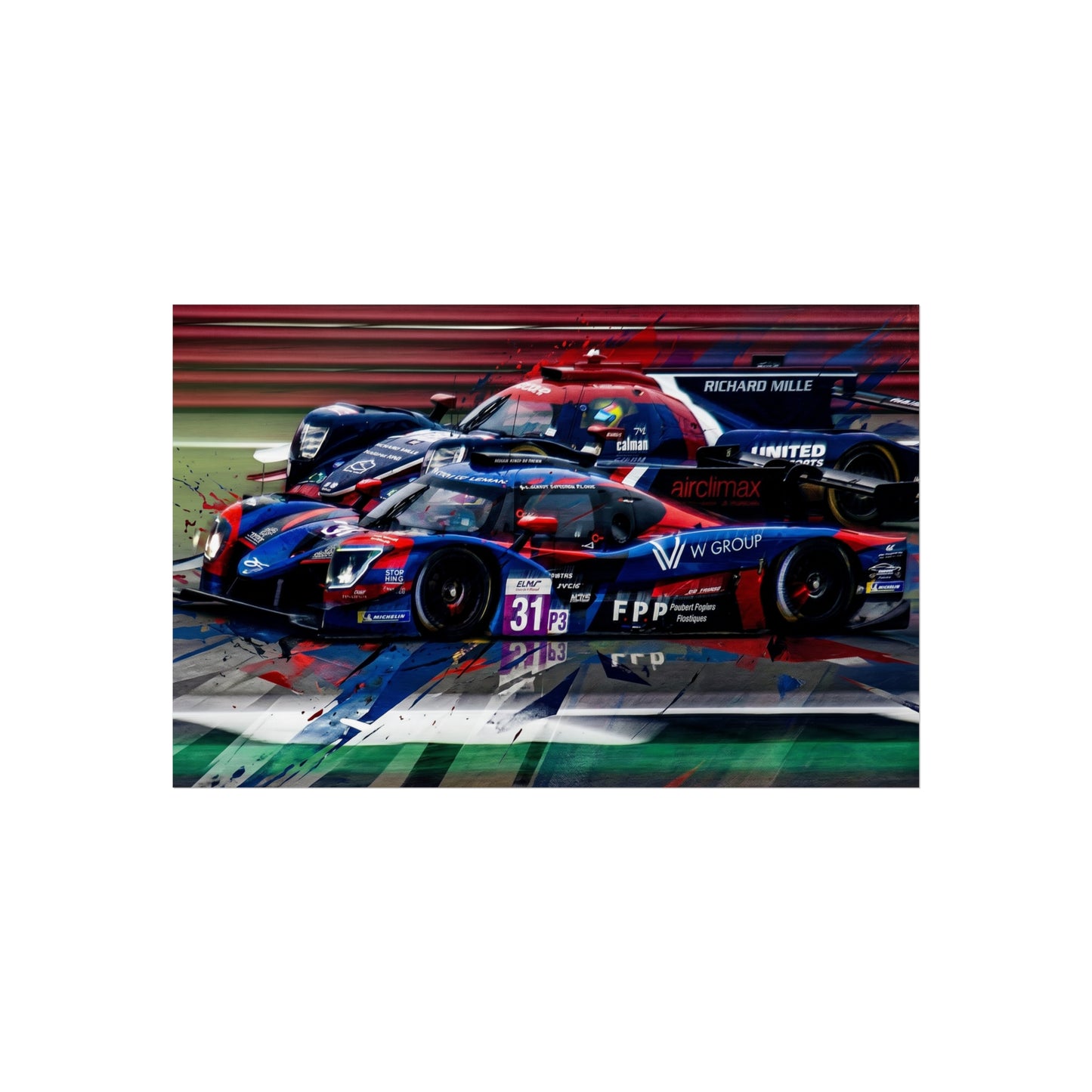 United Autosports Fine Art Poster