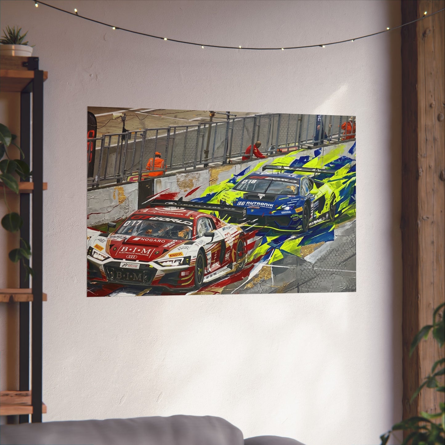 Audi Racing Fine Art Poster