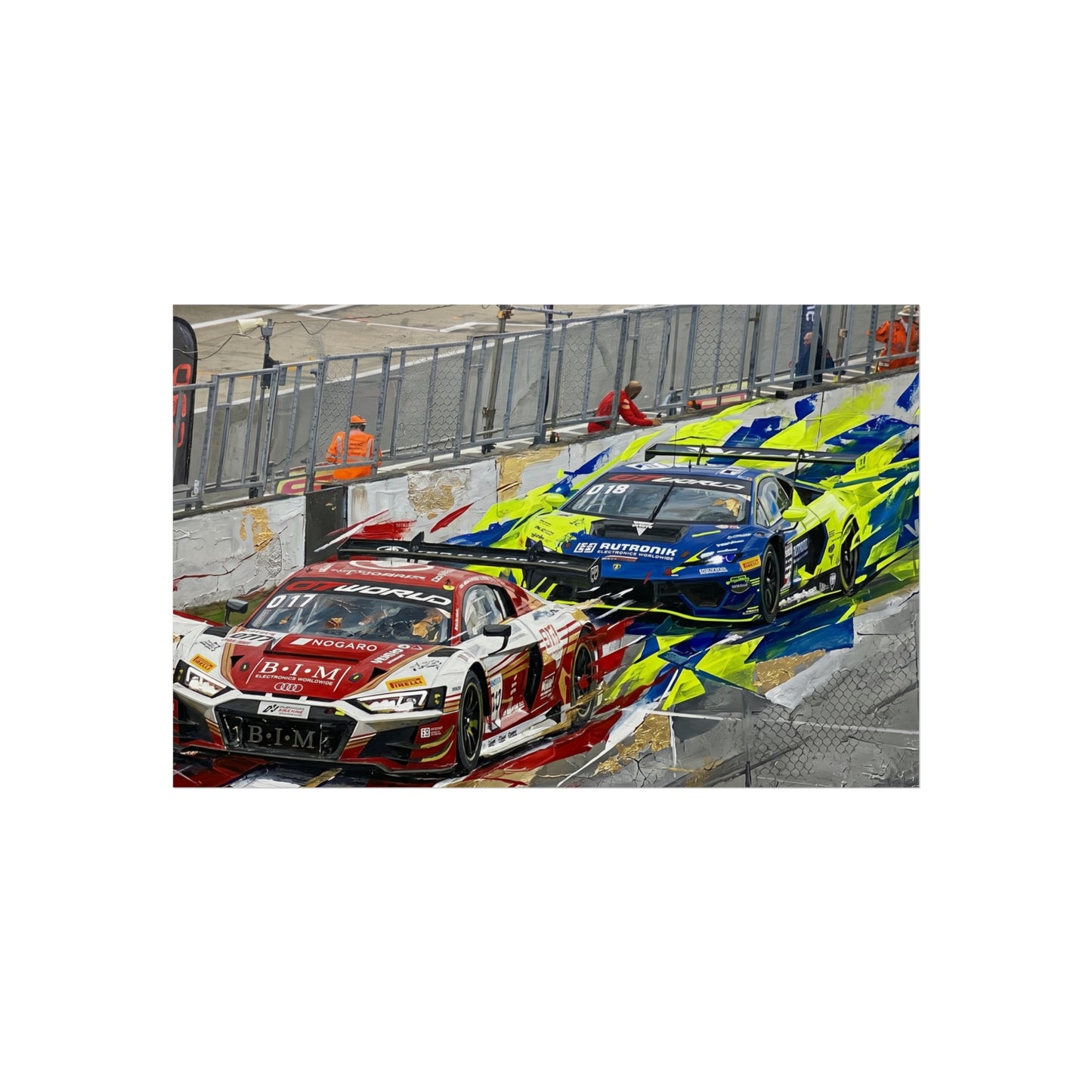 Audi Racing Fine Art Poster