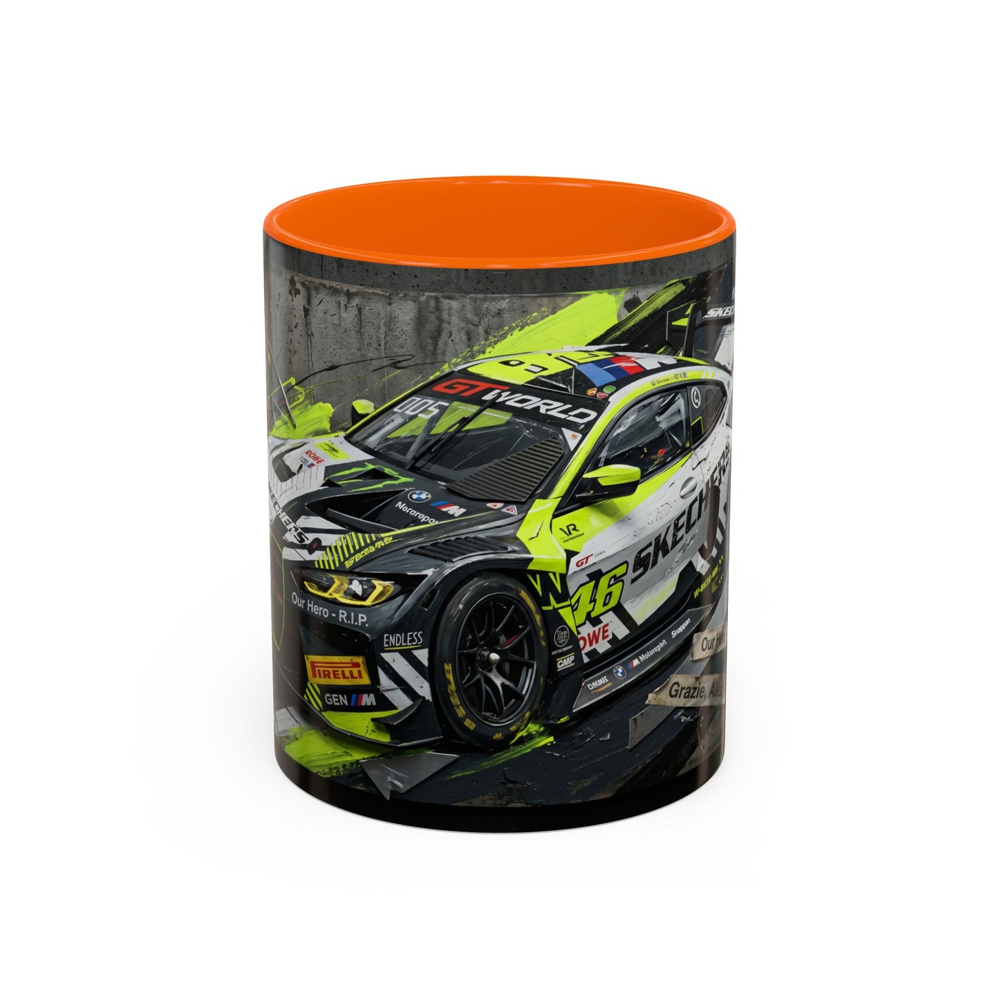 Valentino Rossi BMW GT3 EVO GT World Challenge Europe Accent Coffee Mug