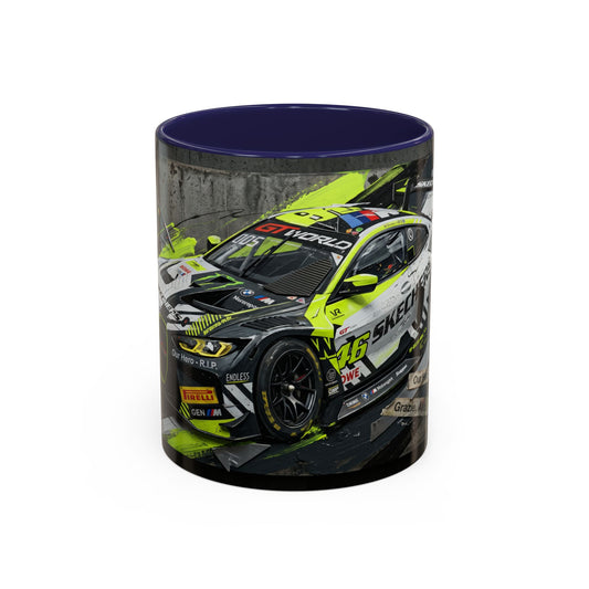 Valentino Rossi BMW GT3 EVO GT World Challenge Europe Accent Coffee Mug