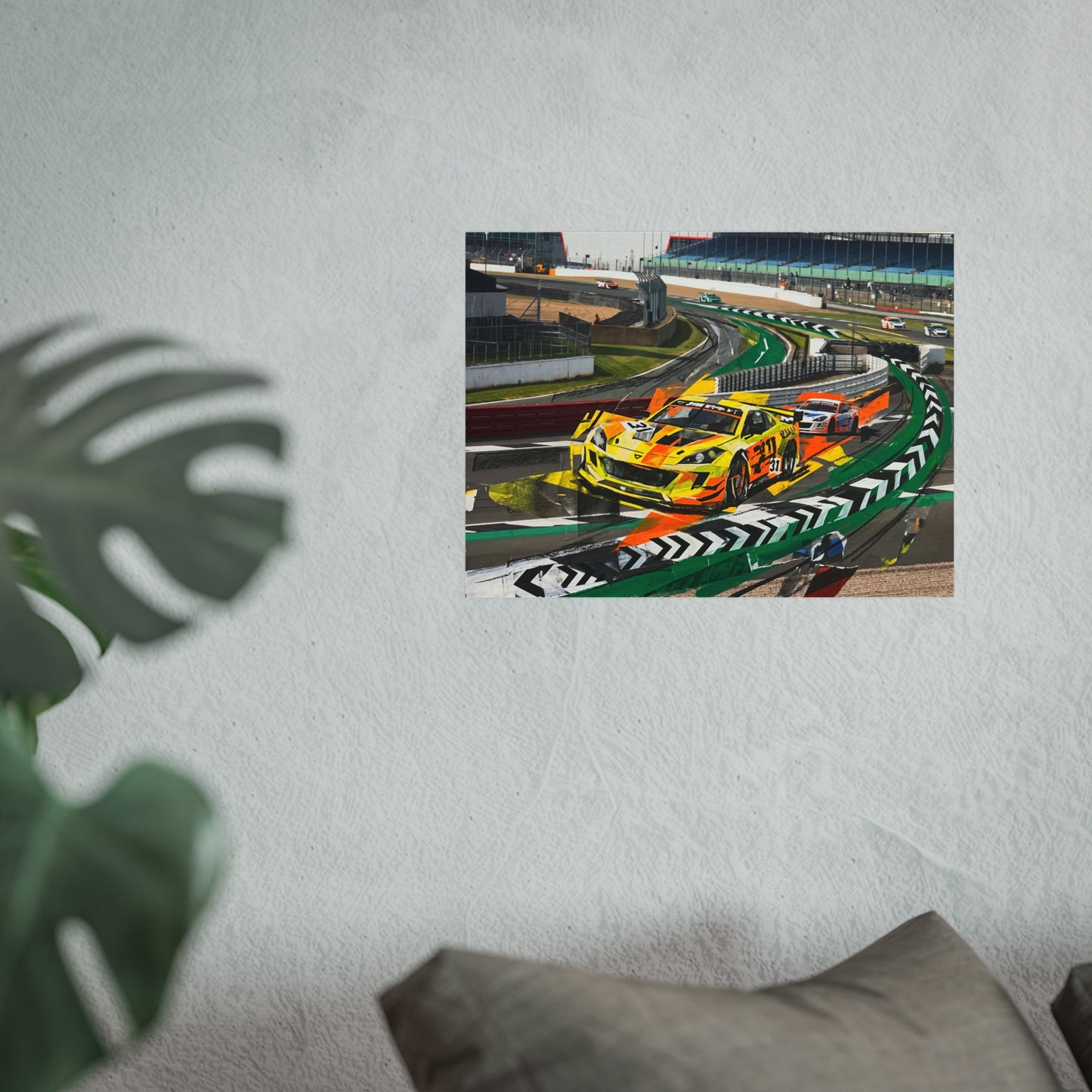 British GT Ginetta Racing Fine Art Poster