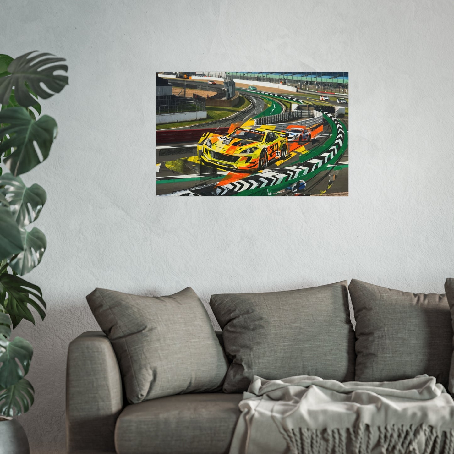 British GT Ginetta Racing Fine Art Poster