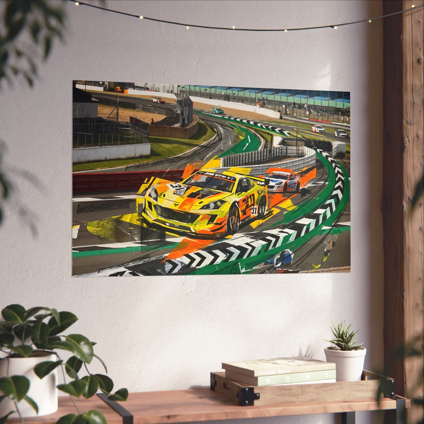 British GT Ginetta Racing Fine Art Poster