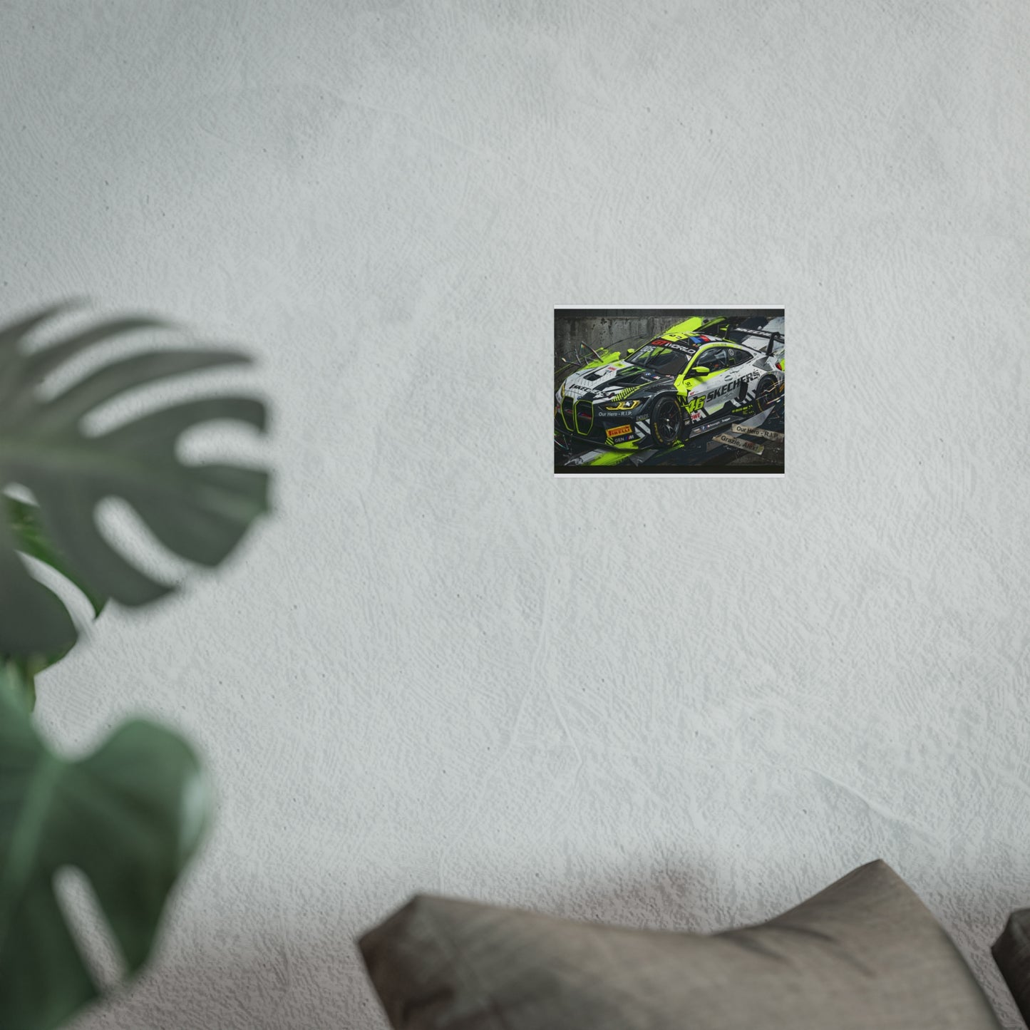 Valentino Rossi BMW M4 EVO GT World Challenge Europe Fine Art Poster