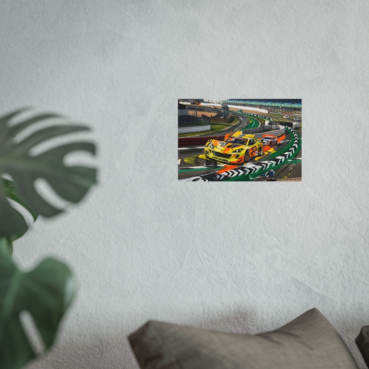 British GT Ginetta Racing Fine Art Poster