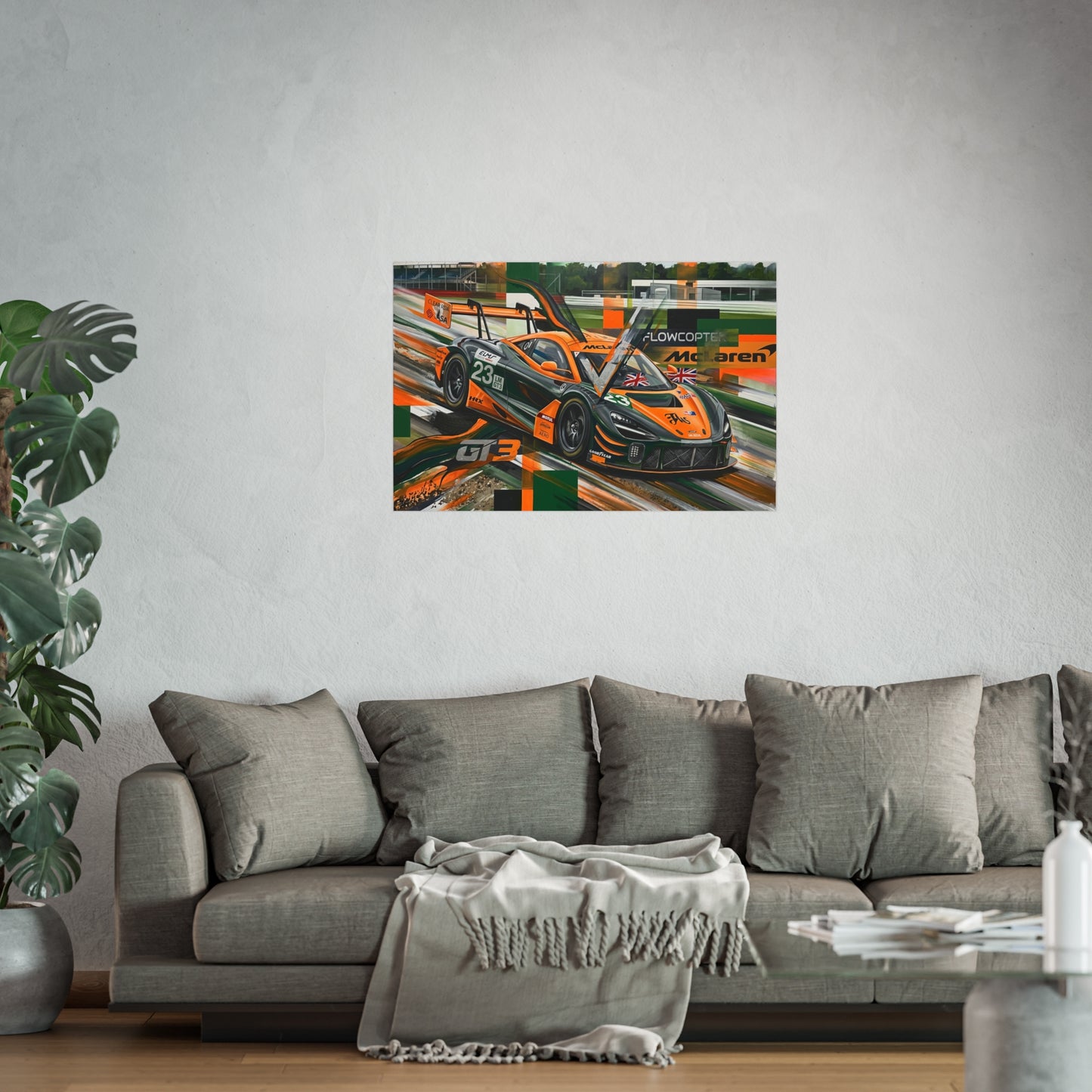 McLaren GT3 Fine Art Poster