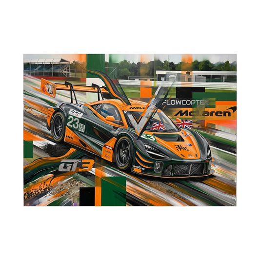 McLaren GT3 Fine Art Poster