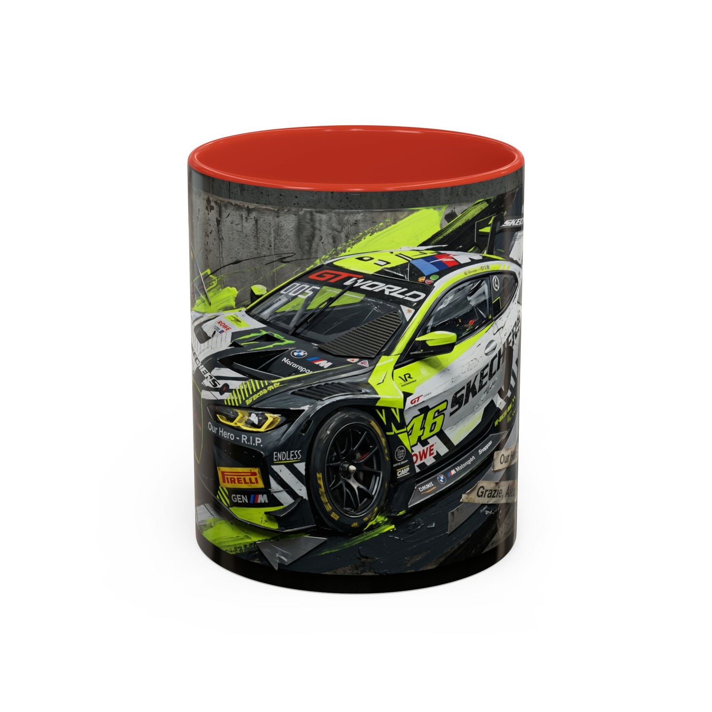 Valentino Rossi BMW GT3 EVO GT World Challenge Europe Accent Coffee Mug