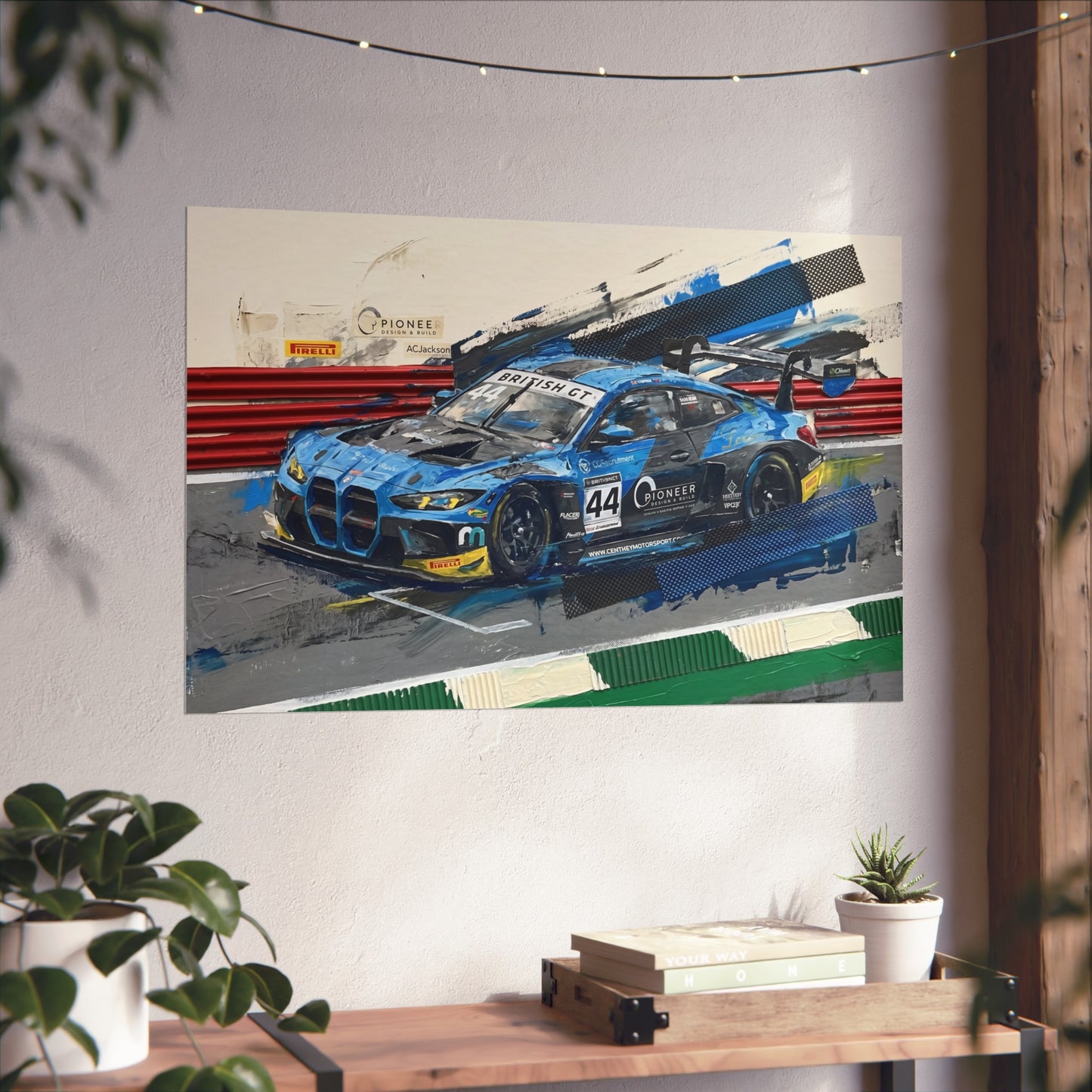 British GT Ginetta Racing Fine Art Poster