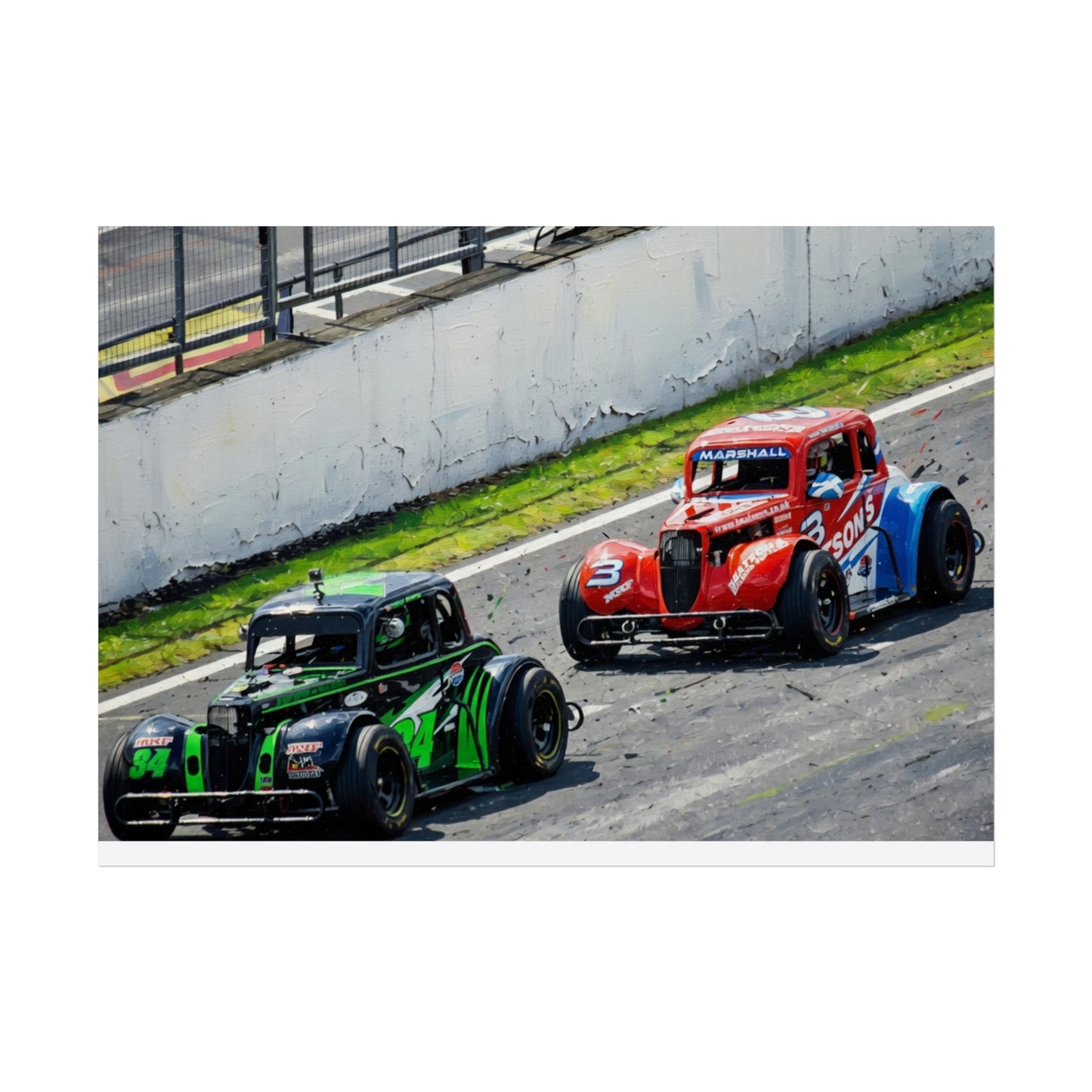 Brands Hatch Legends Fine Art Poster