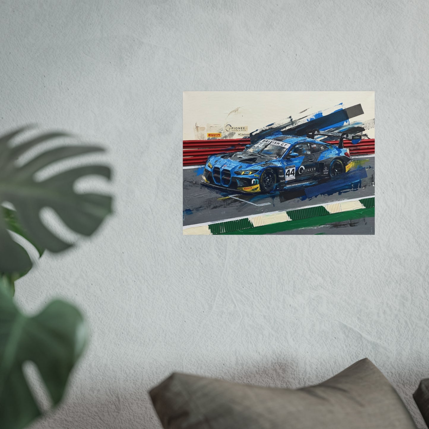 British GT Ginetta Racing Fine Art Poster