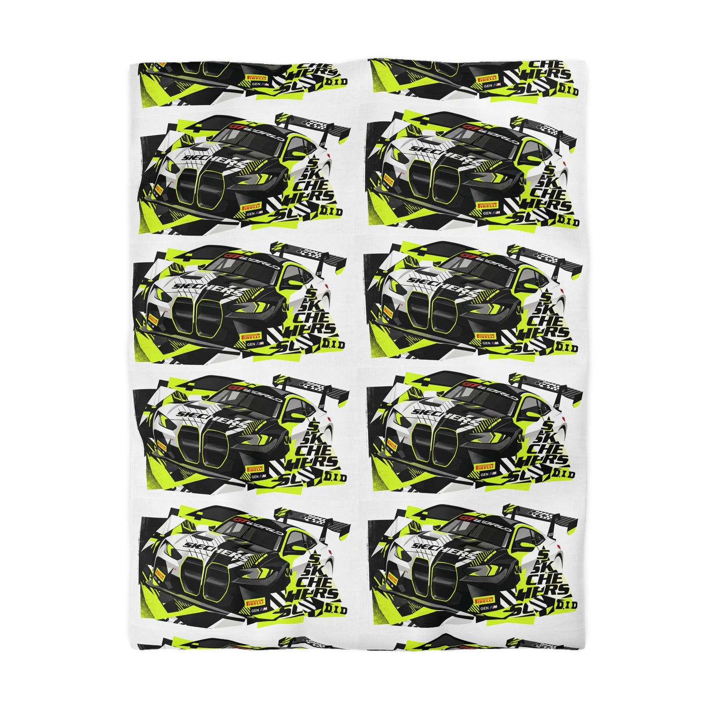Valentino Rossi BMW M4 GT3 EVO GT World Challenge Europe Microfiber Duvet Cover