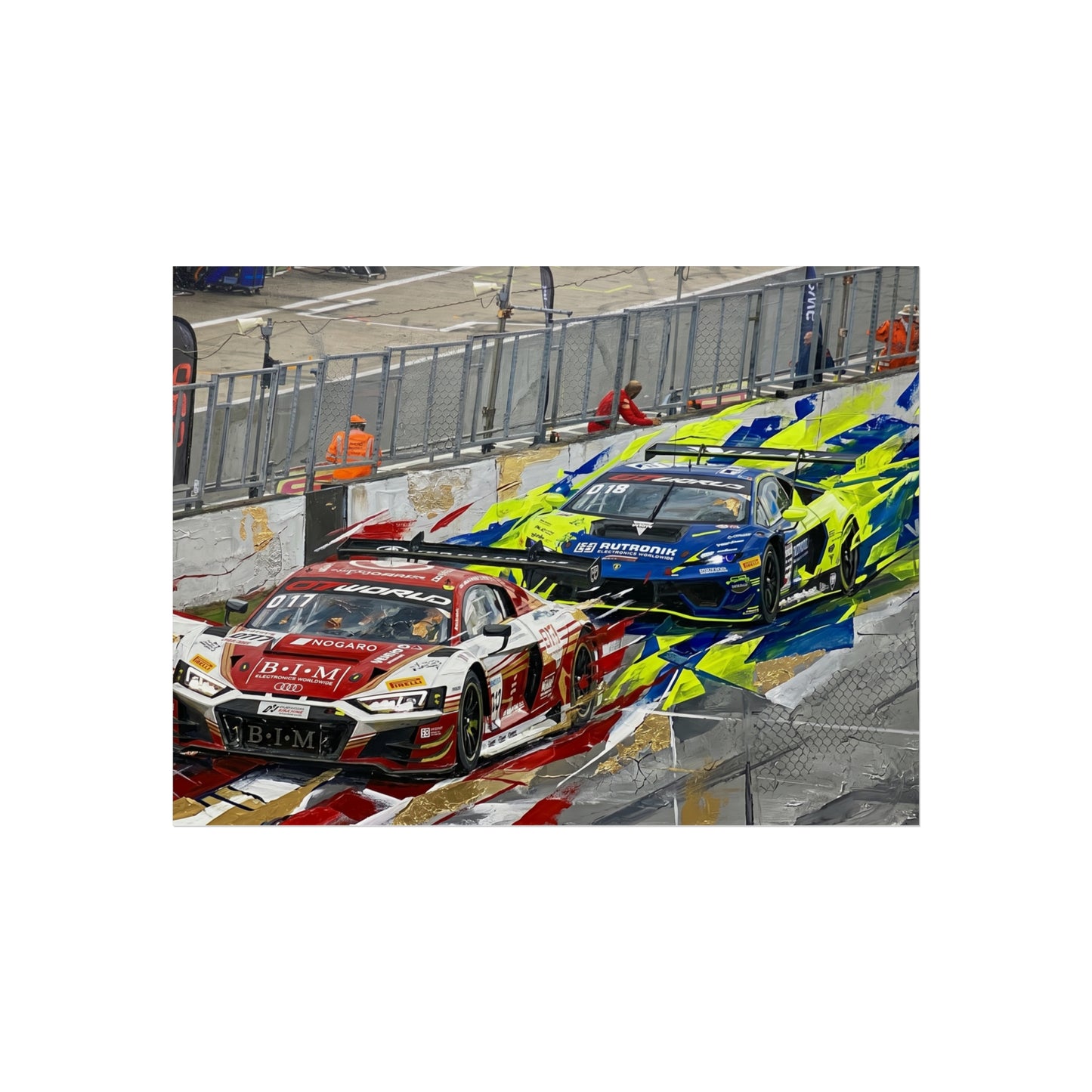 Audi Racing Fine Art Poster
